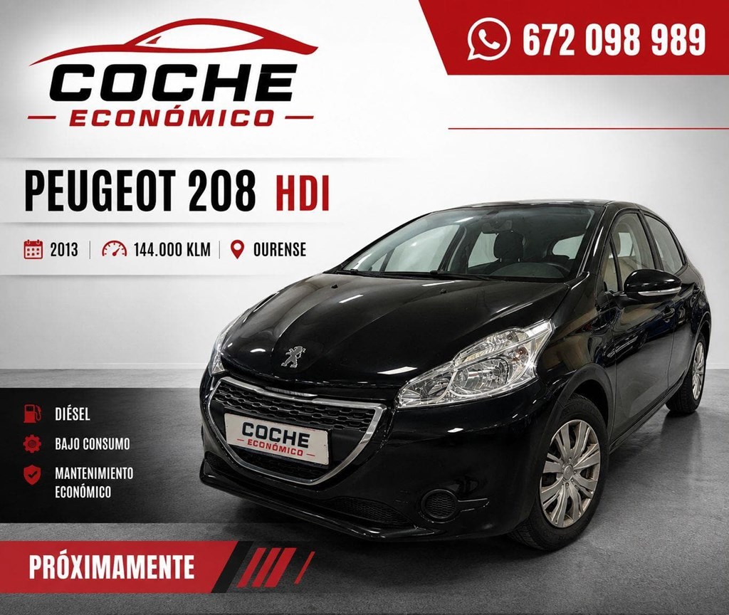 Foto 1 PEUGEOT 208 1.4 HDi ACTIVE 68 CV – 2013