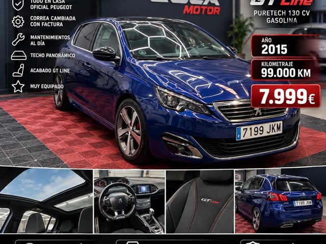PEUGEOT 308 GT LINE 1.2 PURETECH 130 CV GASOLINA
