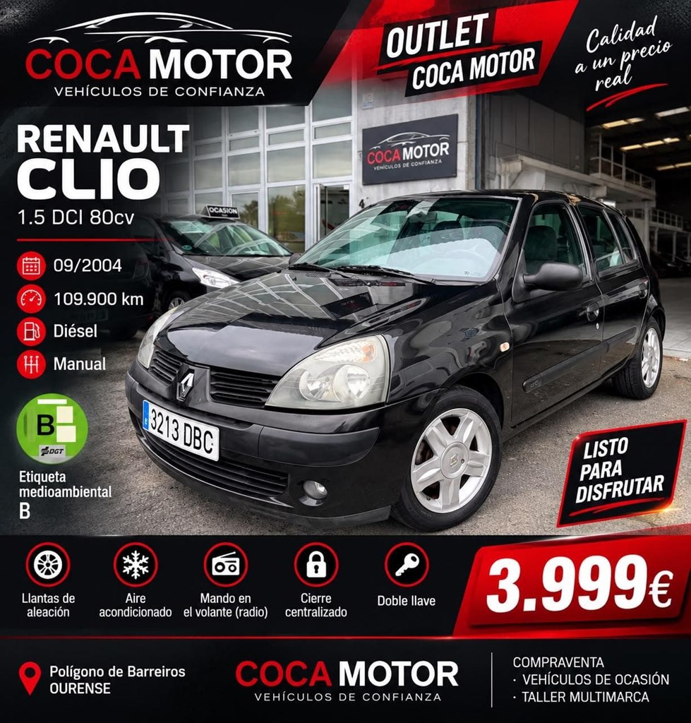 Foto 1 RENAUL CLIO 1.5 DCI