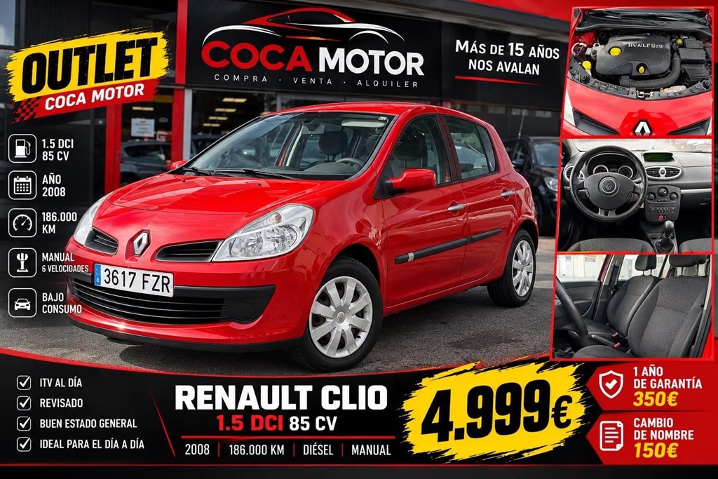 Foto 1 RENAULT CLIO 1.5 dCi 85 CV 